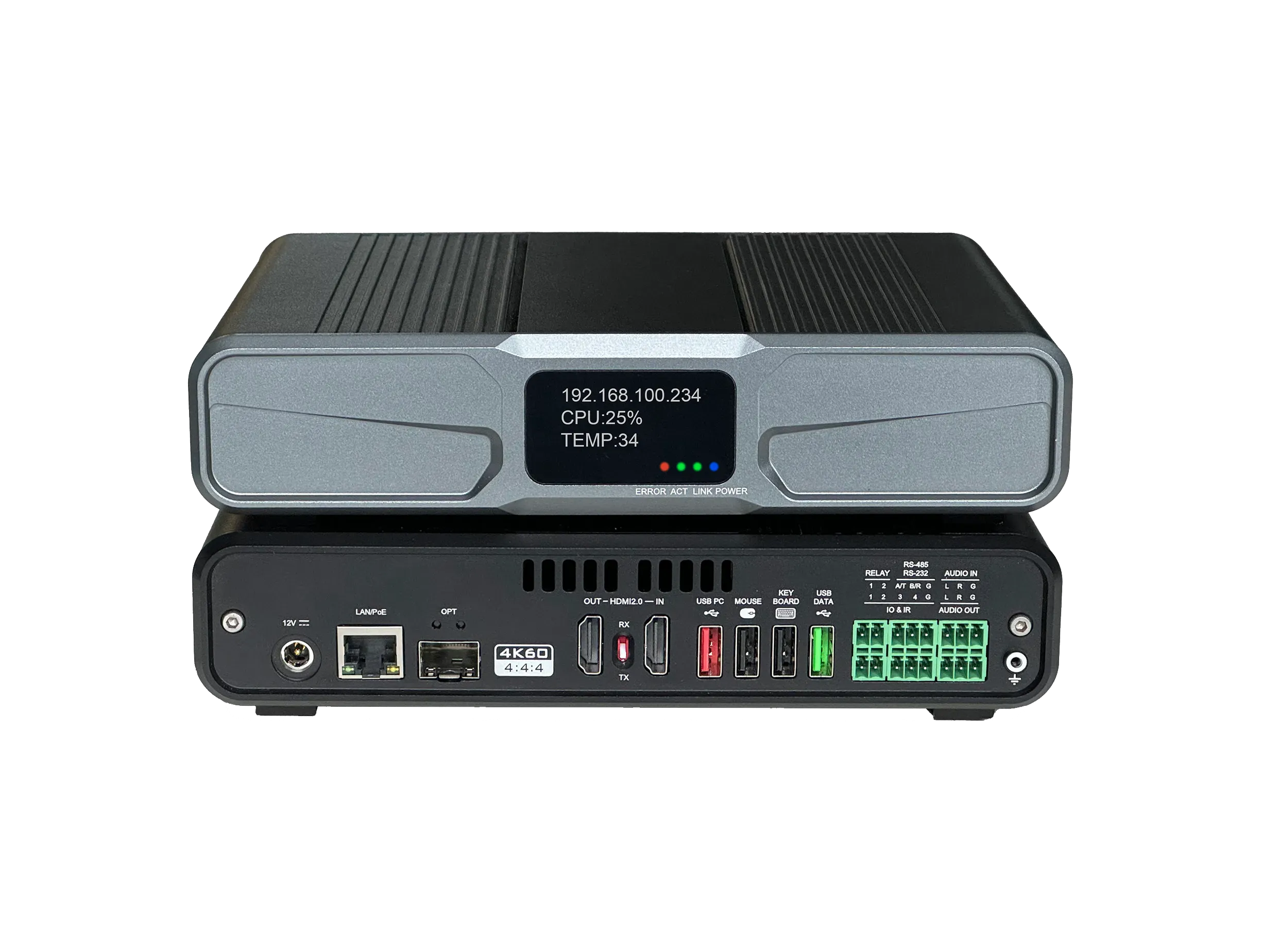 4K60 双引擎分布式坐席一体机（1GbE）